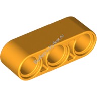 Деталь Лего Техник Бим 1 х 3 Толстый Цвет Ярко-Светло-Оранжевый