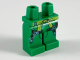 Деталь Лего Ноги С Рисунком Цвет Зеленый