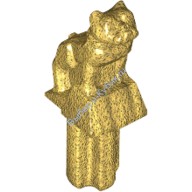 Деталь Лего Бульдог Эмблема Цвет Перламутрово-Золотой