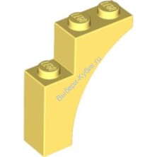 Деталь Лего Арка 1 х 3 х 3 Цвет Ярко-Светло-Желтый