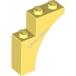 Деталь Лего Арка 1 х 3 х 3 Цвет Ярко-Светло-Желтый