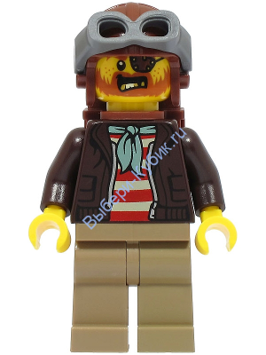 Минифигурка Лего Сити Чак Д. Голдберг