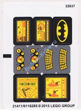 Наклейки К Набору Лего 76034 - Международная версия - (21411/6116285)