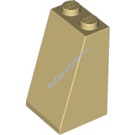 Деталь Лего Скос 75 2 х 2 х 3 - Закрытые Штырьки Цвет Песочный