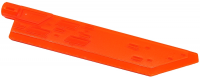 Деталь Лего Пропеллер 1 Лопасть 14L С Отверстием под Ось Цвет Прозрачно-Неоново-Оранжевый