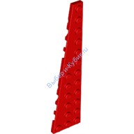 Деталь Лего Пластина Клин 12 х 3 Левая Цвет Красный