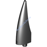 Деталь Лего Шип Коготь Рог Большой Гибкий Цвет Черный