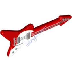 Деталь Лего Электрогитара Цвет Красный