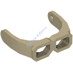 Деталь Лего Защитные Очки Цвет Темно-Песочный