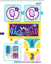 Наклейки К Набору Лего 41133 - (26994/6154123)