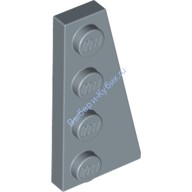 Деталь Лего Пластина Клин 4 х 2 Правая Цвет Песочно-Голубой