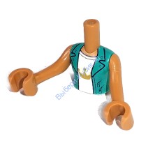 Деталь Лего Торс Мини Долл Френдс С Рисунком Цвет Карамельный