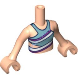 Деталь Лего Торс Мини Долл Френдс С Рисунком Цвет Светло-Телесный