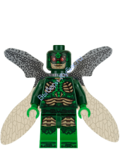 Parademon - Dark Green, Collapsed Wings