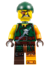 Минифигурка Лего Ниндзяго - Sqiffy - Neck Bracket