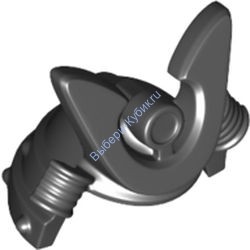 Деталь Лего Шлем Самурая Кабуто Цвет Черный