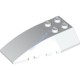 Деталь Лего Клин 6 х 4 Тройной Изогнутый Цвет Белый