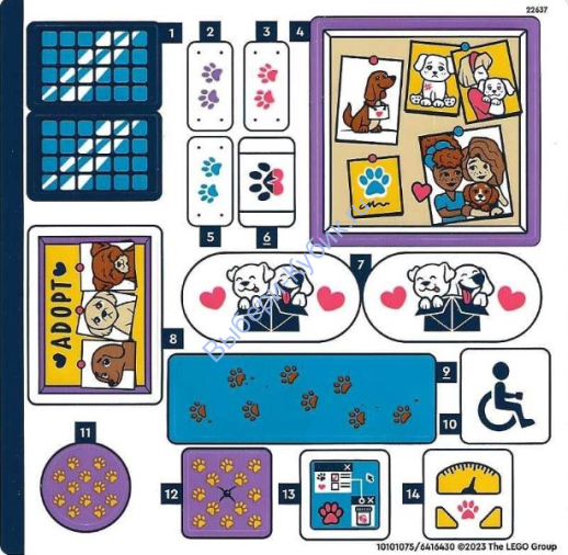 Наклейки К Набору 41727  Лист 1 101010756416430