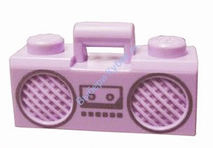 Деталь Лего Бумбокс Цвет Лавандовый