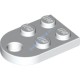 Деталь Лего Пластина 3 х 2 С Отверстием Цвет Белый