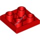 Деталь Лего Плитка Модифицированная 2 х 2 Перевернутая Цвет Красный