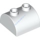 Деталь Лего Кубик Модифицированный 2 х 2 Закругленный С Двумя Штырьками Цвет Белый