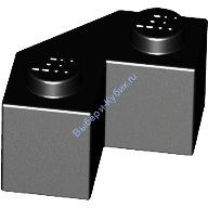 Деталь Лего Кубик Модифицированный Угловой 2 х 2 Цвет Черный