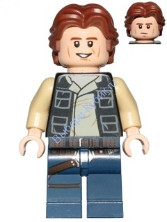 Минифигурка Лего Звездные Войны Хан Соло