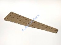 Деталь Лего Пластина Клин 12 х 3 Правая Цвет Темно-Песочный