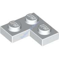 Деталь Лего Пластина 2 х 2 Угол Цвет Белый