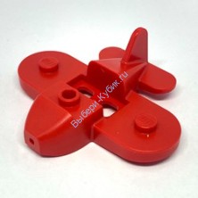 Деталь Лего Костюм Минифигурки Аэроплан Цвет Красный