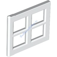 Деталь Лего Окно 2 х 4 х 3 Панель Цвет Белый
