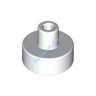 Деталь Лего Плитка Круглая 1 х 1 С Держателем Цвет Белый