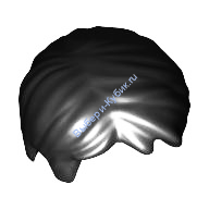 Деталь Лего Парик Цвет Черный 