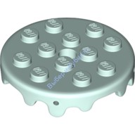 Деталь Лего Глазурь для торта 4 x 4 Цвет Светлая Аква