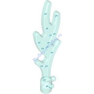 Деталь Лего Пламя Цвет Прозрачно-Голубой