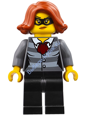 Минифигурка Лего Сити - Бандит (Преступник)