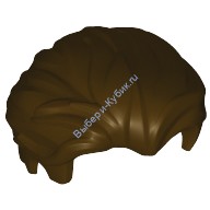 Деталь Лего Парик Цвет Темно-Коричневый