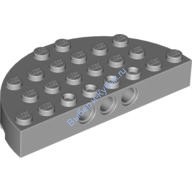 Деталь Лего Техник Деталь Лего Половина Цилиндра 4 х 8 Цвет Светло-Серый