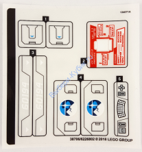 Наклейки К Набору Лего 60194