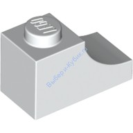 Деталь Лего Арка 1 x 2 Обратная Цвет Белый