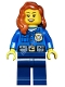 Минифигурка Лего Сити -  Женщина-Полицейский cty0485