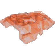 Деталь Лего Клин 4 х 4 В Виде Изломанного Полигона Цвет Прозрачно-Оранжевый