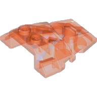 Деталь Лего Клин 4 х 4 В Виде Изломанного Полигона Цвет Прозрачно-Оранжевый