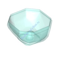 Деталь Лего Камень / Кристалл Булыжник Нижняя Часть Цвет Прозрачно-Голубой