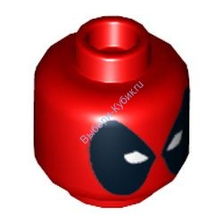 Деталь Лего Голова Минифигурки Цвет Красный