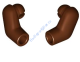 Деталь Лего Руки Правые И Левые Цвет Коричневый