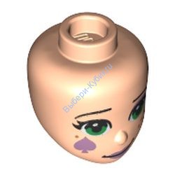 Деталь Лего Голова Мини Долл Цвет Светло-Телесный