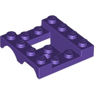 Деталь Лего Автомобильное Крыло 4 х 4 х 1 13 Двойн. Цвет Темно-Фиолетовый