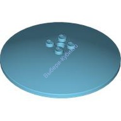 Деталь Лего Тарелка 8 х 8 Перевернутая Цвет Умеренно-Лазурный